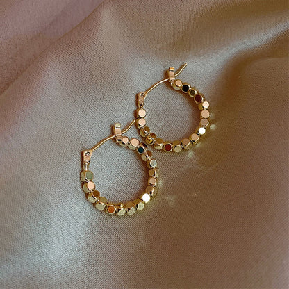Autumn Winter New Brown Earrings Vintage Matte drop Earrings for women Metal Fashion Statement Dangle Earring 2026 Trend Jewelry