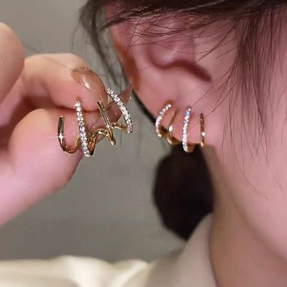 Autumn Winter New Brown Earrings Vintage Matte drop Earrings for women Metal Fashion Statement Dangle Earring 2026 Trend Jewelry